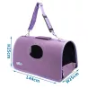 Torba M transportowa dla psa lub kota 44x25x25cm z okienkiem na ramię - 8719138209248