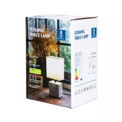 Ceramiczna lampa stołowa bez źródła światła E14 - 8433325197063