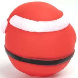 Świąteczna Zabawka dla Psa - Piłka Piszcząca Mikołaj 7,7cm - 8719138212958