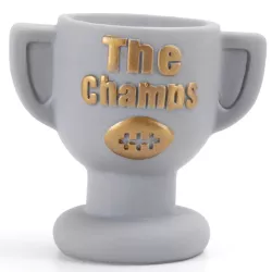 Zabawka dla psa w kształcie trofeum gumowy puchar do gryzienia 9cm - 8719138212934