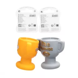 Zabawka dla psa w kształcie trofeum gumowy puchar do gryzienia 9cm - 8719138212934