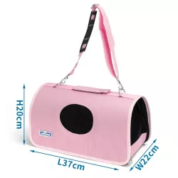 Torba S transportowa dla psa lub kota 37x22x20cm z okienkiem na ramię - 8719138209323