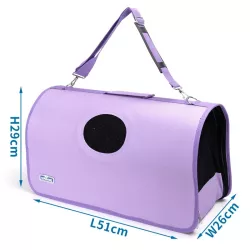 Torba L transportowa dla psa lub kota 51x26x29cm z okienkiem na ramię - 8719138209286