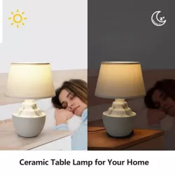 Ceramiczna lampa stołowa bez źródła światła E14 - 8433325197216