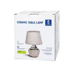 Ceramiczna lampa stołowa bez źródła światła E14 - 8433325197216