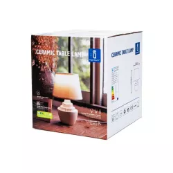 Ceramiczna lampa stołowa bez źródła światła E14 - 8433325197216