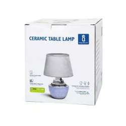 Ceramiczna lampa stołowa bez źródła światła E14 - 8433325197223