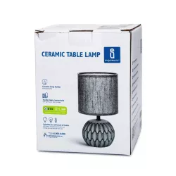 Ceramiczna lampa stołowa bez źródła światła E14 - 8433325197247