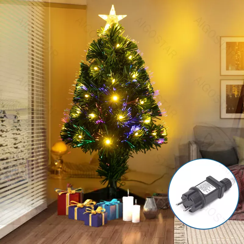 Choinka światłowodowa niskonapięciowa, Ciepła biel, 150 cm - 8433325307615