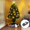 Choinka światłowodowa niskonapięciowa, Ciepła biel, 150 cm - 8433325307615