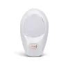 Lampka nocna LED zimna 1W/30 lm wtykana do gniazdka z wyłącznikiem - 8433325197506