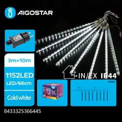 Niskonapięciowe 80-centymetrowe lampki sznurkowe deszcz meteorytów, - 8433325366445