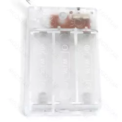 Taśma świetlna na 3 baterie AA – drewniana zawieszka Święty - 8433325340308