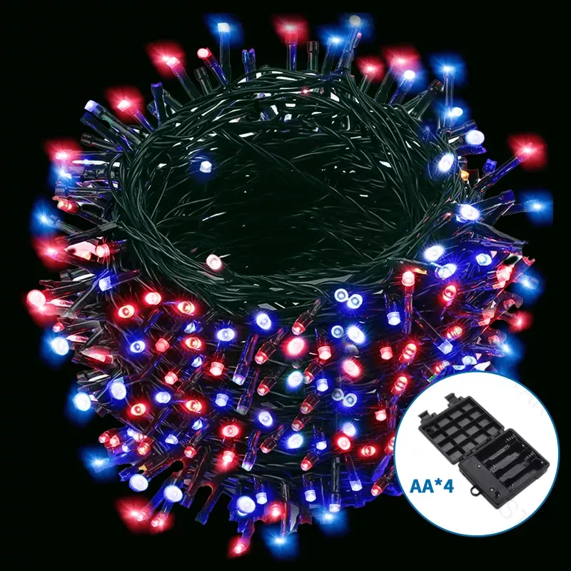 Taśma świetlna płaska na 4 baterie AA - 8433325308957