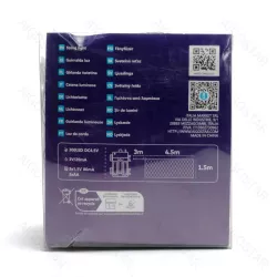 Płaska taśma świetlna siatkowa na 3 baterie AA, RGBY, 3m - 8433325298319