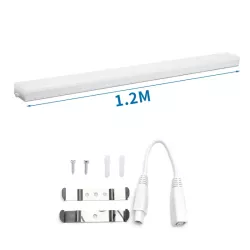 Listwa led 1.2m 40W plafon z bezcieniowym łączeniem biały neutralny - 8433325290115