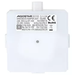 Złączka kwadrat 2W neutralny do listew led z bezcieniowym łączeniem - 8433325338794