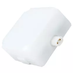 Złączka kwadrat 2W neutralny do listew led z bezcieniowym łączeniem - 8433325338794