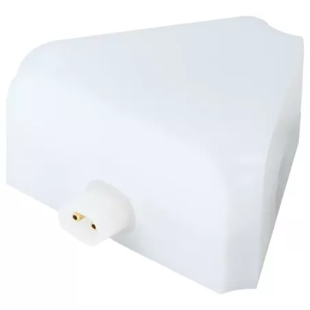 Złączka trójkąt 2W biały zimny do listew led z bezcieniowym łączeniem - 8433325338800