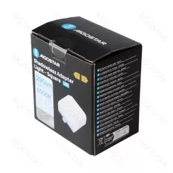 Złączka kwadrat 2W biały zimny do listew led z bezcieniowym łączeniem - 8433325338817