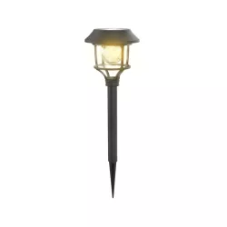 Lampki solarne wbijane w trawnik latarenki 4 szt. białe ciepłe 3000k - 8433325204945