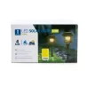 Lampki solarne wbijane w trawnik latarenki 4 szt. białe ciepłe 3000k - 8433325204945