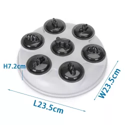 Interaktywny karmnik-puzzle dla zwierząt 23,5x23,5x7,2cm - 8719138060061