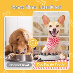 Interaktywny karmnik-puzzle dla zwierząt 23,5x23,5x7,2cm - 8719138060061