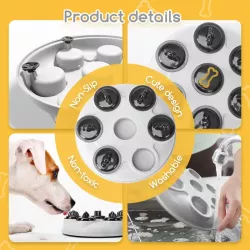 Interaktywny karmnik-puzzle dla zwierząt 23,5x23,5x7,2cm - 8719138060061