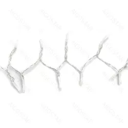 Kurtyna świetlna 3x3m 300 kolorowych lampek na 10 paskach z zasilaczem - 8433325300142