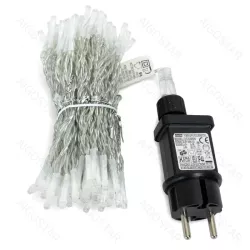 Kurtyna świetlna 3x3m 300 kolorowych lampek na 10 paskach z zasilaczem - 8433325300142