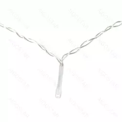 Kurtyna świetlna 3x3m 300 kolorowych lampek na 10 paskach z zasilaczem - 8433325300142