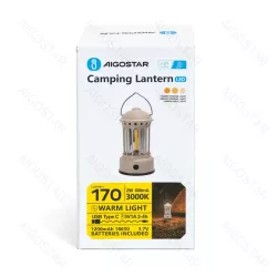 Latarka kempingowa LED, ładowanie przez USB - 8433325378073