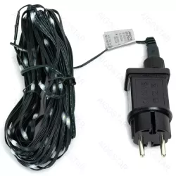 Sznur 30mb 300led ciepłych lampek Ip44 taśma świetlna z zasilaczem - 8433325382087