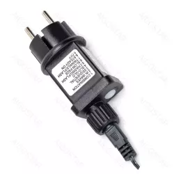 Sznur 30mb 300led ciepłych lampek Ip44 taśma świetlna z zasilaczem - 8433325382087