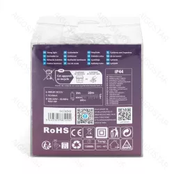 Sople 400 led ciepła fala 100 zwisów na 20m kablu długość 0.2-0.6m - 8433325381004