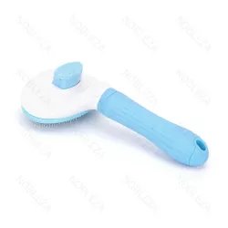 Szczotka o cienkich metalowych włosach dla psa i kota samoczyszcząca - 8719138049387