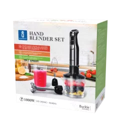 Blender ręczny Buckle 4w1 230v/1000W 2 prędkości zestaw z akcesoriami - 8433325207014