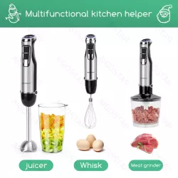 Blender ręczny Buckle 4w1 230v/1000W 2 prędkości zestaw z akcesoriami - 8433325207014