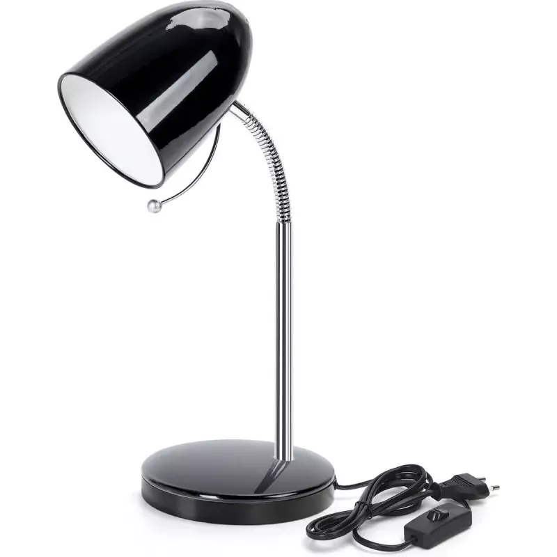 Lampa biurkowa elastyczna H280mm bez źródła światła Czarna E27/320V - 8433325182212