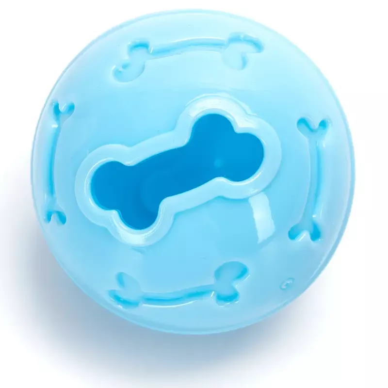 Piłka 7cm zabawka z miejscem na przysmaki smakołyki dla małego psa - 8719138215201