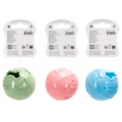 Piłka 7cm zabawka z miejscem na przysmaki smakołyki dla małego psa - 8719138215201