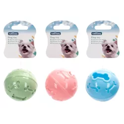 Piłka 7cm zabawka z miejscem na przysmaki smakołyki dla małego psa - 8719138215201