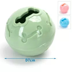 Piłka 7cm zabawka z miejscem na przysmaki smakołyki dla małego psa - 8719138215201
