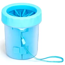 Kubek do mycia łap D9.5xH11cm silikonowy czyścik miękka szczotka - 8719138219483