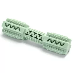 Kość dla psa gryzak gumowa zabawka z wypustkami do czyszczenia zębów - 8719138215331