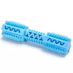 Kość dla psa gryzak gumowa zabawka z wypustkami do czyszczenia zębów - 8719138215331