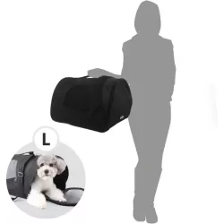 Torba L 45x28x29cm dla kota lub psa do transportu z okienkiem na ramię - 8719138035571