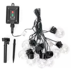 Solarna taśma świetlna G50 z drutu miedzianego, Zimna biel, 5m - 8433325329112