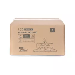 Lampa 200W/230V przemysłowa LED UFO High Bay 30000lm biała zimna 120° - 8433325215507